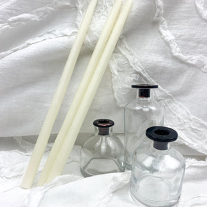 Skinny Taper glass candle holders