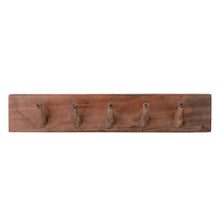 Load image into Gallery viewer, Reclaimed Wood Pin Wall Hook
